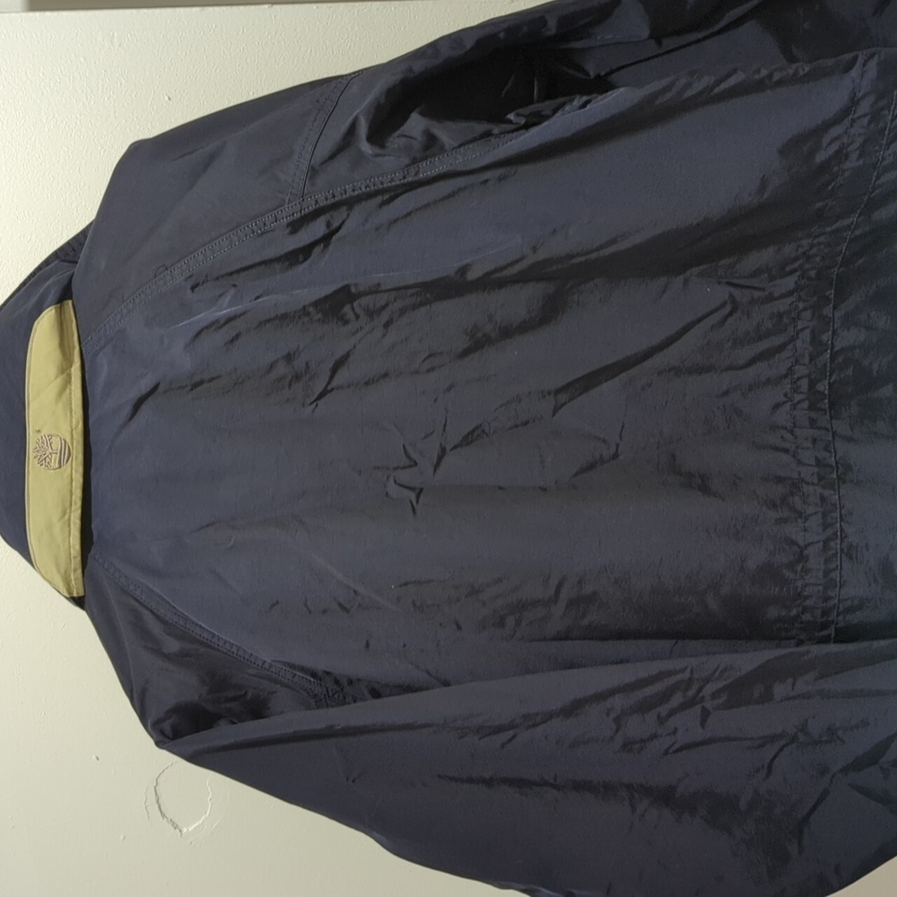 Timberland Mens Weather Gear Full Zip Bomber Jacket with hood Size Medium - Picture 8 of 13